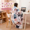 Manta de flanela transfronteiriça com um design de gato fofo e único, impressa digitalmente, confortável e macia, disponível para comércio internacional da Amazon