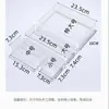 A Gaveta é Equipada com uma Caixa de Armazenamento de Cosméticos Embutida, um Divisor de PP Transparente para a Bancada de Maquiagem e um Rack de Armazenamento para Produtos de Skincare
