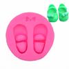 Molde de Silicona para Zapatos de Bebé con Lazo, Fondant, Chocolate, Pastel, Arcilla Ultraligera, Molde para Hornear DIY