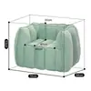 Sofá Pequeño para Niños, Silla con Respaldo de Calabaza, Rincón de Lectura para Dormitorio de Apartamento Pequeño, Lindo Perezoso Individual