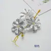 Paquete de Materiales para Guirnalda de Flor Estrella de 3 Cabezas de Flor de Cerezo Artificial Caja de Flores Materiales Auxiliares Set de Decoración para Salón de Bodas Arreglo Floral para Guía de Camino