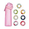 Taza de Agua Perfumada con Aroma a Fruta, Taza Perfumada de 650 ml, Taza de Agua Divertida con 7 Anillos de Aroma Crujientes