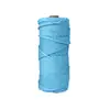 Cuerda de Algodón Colorida de 3 mm Hecha a Mano DIY Tejido Tapicería Atado Decoración Navideña Manualidades Cuerda de Algodón Colorida