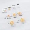 Cuentas Láser de Cobre Chapado en Oro de 18K Accesorios para Joyería DIY Cuentas Facetadas Antioxidación Fuerte Retención de Color Cuentas Disco