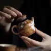 Miyuan Liquidação Bule Gaiwan Pintado à Mão Xícara de Chá Suporte para Bule Conjunto Completo de Chá Kung Fu Vintage para Uso Doméstico Conjunto de Chá para Presente