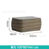 Móveis de sala de estar ao ar livre cadeira dupla de Rattan villa jardim trançado lazer pátio varanda externa combinação de sofá de Rattan PE