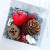 Flor Eterna Acrílico Rosa Cravo Caixa de Flores Dia dos Namorados Natal Dia das Mães Presente de Dia dos Namorados