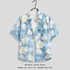 Conjunto holgado y estiloso para hombre y mujer, con diseño hawaiano estilo tailandés de manga corta, camisa floral retro estilo Hong Kong, disponible en varios colores y estampados