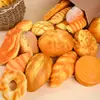 PU rebote lento simulación pan grande piña bolsa modelo libro rojo pequeño con descompresión pellizco ventilación música juguetes al por mayor