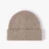 Chapéu de Lã Tricotado Outono Inverno Engrossado Quente Sem Aba Masculino Versátil para Exterior Casual para Ir ao Trabalho Chapéu de Tricô Diário