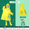 Impermeable Infantil Dibujos Animados Lindo Niños y Niñas Impermeable para Escuela Viaje con Espacio para Mochila Impermeable de Borde Ancho Poncho