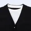 U Estilo Europeo y Americano Transfronterizo 2026 Nueva Moda Elegante Amazon Mujer Manga Corta Falso Dos Piezas Botón Decorado Suéter Corto de Punto