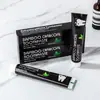 Carvão Ativado de Bambu Carvão de Bambu Clareamento Pasta de Dente Pasta Preta Casca de Coco Hálito Fresco Manchas nos Dentes Fabricante Comércio Exterior Atacado