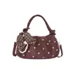 Bolso de nube plisado de lunares estilo coreano ins muy elegante para mujer, nuevo bolso cruzado y de hombro simple de moda 2026