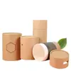 Latas y Tubos Personalizados de Papel Kraft para Vino Tinto, Perfume, Aceites Esenciales - Cajas Redondas Personalizadas de Papel Kraft y Tubos de Papel