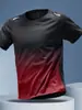 Camiseta Manga Longa Masculina de Verão Fina com Proteção Solar, Disponível, Esportiva, Secagem Rápida, Camada Interna, Respirável, Solta, Estilo Masculino para Montanhismo