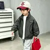 Jaqueta Xadrez Infantil Outono 2026 Novo Estilo Popular Item Quente do Ano Jaqueta Estilo Coreano Infantil Gola Alta Top Bonito