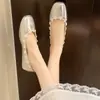 Sapatilhas de Renda Roxas Retro Planas Estilo Vovó para Mulheres 2025 Novas Sapatos Rasos Franceses de Verão para Mulheres Versáteis