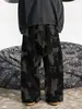 Pantalones Camuflaje para Hombre Crazy Muscle Deportivos Casuales Ropa de Trabajo Holgados de Pierna Ancha Marca de Moda Pantalones Deportivos Multibolsillos Transfronterizo