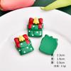 Novos Acessórios de Joias de Natal de Desenho Animado Feitos à Mão Cola Creme DIY Capinha de Celular Presilha Cordão de Cabelo Patch de Resina