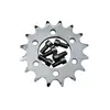 Placa de dentes para freio a disco de bicicleta tipo 410, 16T, bicicleta elétrica modificada, placa de dentes de pinhão para freio a disco de aço carbono 45#