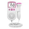 Comercio Exterior Versión en Inglés Detector de Latidos Cardíacos Fetales Portátil, Detector Digital Ligero y Portátil para Uso en Casa, Monitor Doppler
