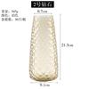 Europeu ins vaso de vidro simples criativo transparente decoração de mesa lírio hidropônico rico arranjo de flores de bambu atacado