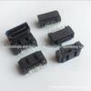 SATA 7p macho duplo poste um terminal 180 graus DIP conector SATA abertura de janela completa SATA