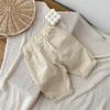 Pantalones para Niños Algodón Puro Otoño Sueltos Versátiles Pantalones para Niños Bebé Niño Pequeño Diseño Patchwork Pantalones Casuales Niñas