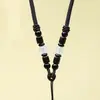 Cuerdas para Collares de Ágata Sándalo Bodhi al por Mayor, Joyería de Alta Gama para Hombres y Mujeres, Colgantes de Jade de Cera de Abeja, Cuerdas para Colgar, Cadenas para Suéteres Fábrica