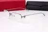 Nuevas Monturas de Gafas Sin Marco Kajia para Hombre, Monturas de Gafas para Miopía, Monturas de Gafas de Titanio Puro de Marco Completo Ultraligeras para Mujer, Monturas de Media Montura para Negocios