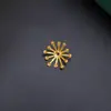 Novo Suporte de Flor Oco DIY Galvanizado Tampa de Flor Acessórios de Grampo de Cabelo Estilo Antigo Coração de Flor Pequeno Material para Grampo de Cabelo Fabricante Atacado