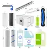 Accesorios Compatibles Wanchuang para Ecovacs T80S Pro Plus Tablero del Tanque de Agua, Cepillo Lateral, Cepillo Rodillo, Mopa, Bolsa de Polvo