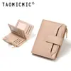 Sudeste Asiático Ins Mujer Cartera Corta Patrón de Piedra Simple 80% de Descuento Plegable Cremallera Ranura para Múltiples Tarjetas Cartera de Cuero