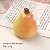 Accesorios de Resina para Manualidades de Dibujos Animados, Pinzas para el Cabello de Pegamento Cremoso de Pera Gordita 3D, Decoraciones para Fundas de Teléfono, Hebillas de Zapatos, Llaveros, Colgantes