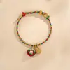 Pulseira de Corda Colorida do Festival do Barco Dragão Corda Vermelha Tecida à Mão Infantil Bebê Pequeno Zongzi Corda de Mão Presente de Lote Festival de Maio