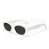 Colección de Gafas de Sol de Metal, Nuevo Estilo de Alta Gama para Mujer, Moda Personalizada Fotografía Callejera, Gafas de Sol Lisas Ojo de Gato Anti-UV para Hombre