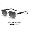 Nuevas Gafas de Sol Polarizadas de Montura Cuadrada Estilo Europeo y Americano para Mujer, Gafas de Sol Elegantes y de Moda para Hombre, Gafas de Metal de Alta Gama para Conducir