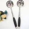 C117 mango largo mango negro cuchara para sopa cuchara para sopa de olla caliente cuchara para olla caliente tienda de dos yuanes suministro cuchara para sopa de mango largo 1 yuan