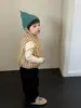 Ropa de Otoño e Invierno para Bebé 2026 Nuevo Estilo Ropa de Invierno Ropa Infantil Niños Conjunto de Pantalones Vaqueros con Forro de Terciopelo y Chaqueta de Algodón