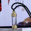 Pequena Garrafa Transparente Oca Pingente de Caixa de Medição Contendo Relíquia de Cinábrio Pingente de Garrafa Colar de Estilo Étnico para Mulheres e Homens Joias da Moda