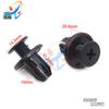 50 piezas hebilla de nailon para agujero de 10 mm Remache para parachoques de coche Ford Chrysler GMC