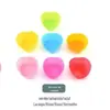 7cm redondo estrela coração forma quadrada flor forma bolo copo silicone mafen copo cozimento silicone bolo molde