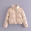 2024 invierno nuevo ropa de mujer transfronteriza europea y americana ocio urbano chaqueta acolchada de imitación cuero chaqueta abrigo w09 65110