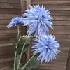Nova Flor Crisântemo de Beleza Artificial com 3 Cabeças Flor de Casamento Crisântemo Garra de Caranguejo Flor Artificial de Casamento Enfeites de Decoração para Casa Transfronteiriço