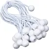 Cuerda elástica de bola de 3,5/4 mm, corbata elástica redonda, artefacto de almacenamiento para toldos de tiendas de campaña al aire libre, paquete de sujeción fija para camping