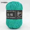 Yi Algodón 4 Hebras Algodón Leche Grosor Medio Lana Bouquet Manta Chal Bufanda Ganchillo DIY Tejido a Mano Bolsa de Materiales