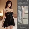 Sueño de Montaña de Primavera Lencería Sexy Deseo Puro Pasión de Mariposa Entrepierna Abierta Caliente Transparente Seductora Coqueta Bata de Noche para Mujer