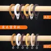Anillos para Cortinas de Madera Maciza, Anillos para Colgar, Accesorios de Gancho, Anillos de Madera Natural para Barra Romana, Anillos para Colgar, Anillos de Madera, Materiales Auxiliares