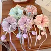 Lazo para el Cabello con Flor de Tulipán Lindo para Niñas, Cuerda para Cola de Caballo o Moño, Accesorios para el Cabello de Niñas